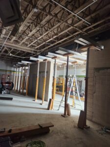 Temporary Shoring of Block Wall for Demolition Works – Kincardine